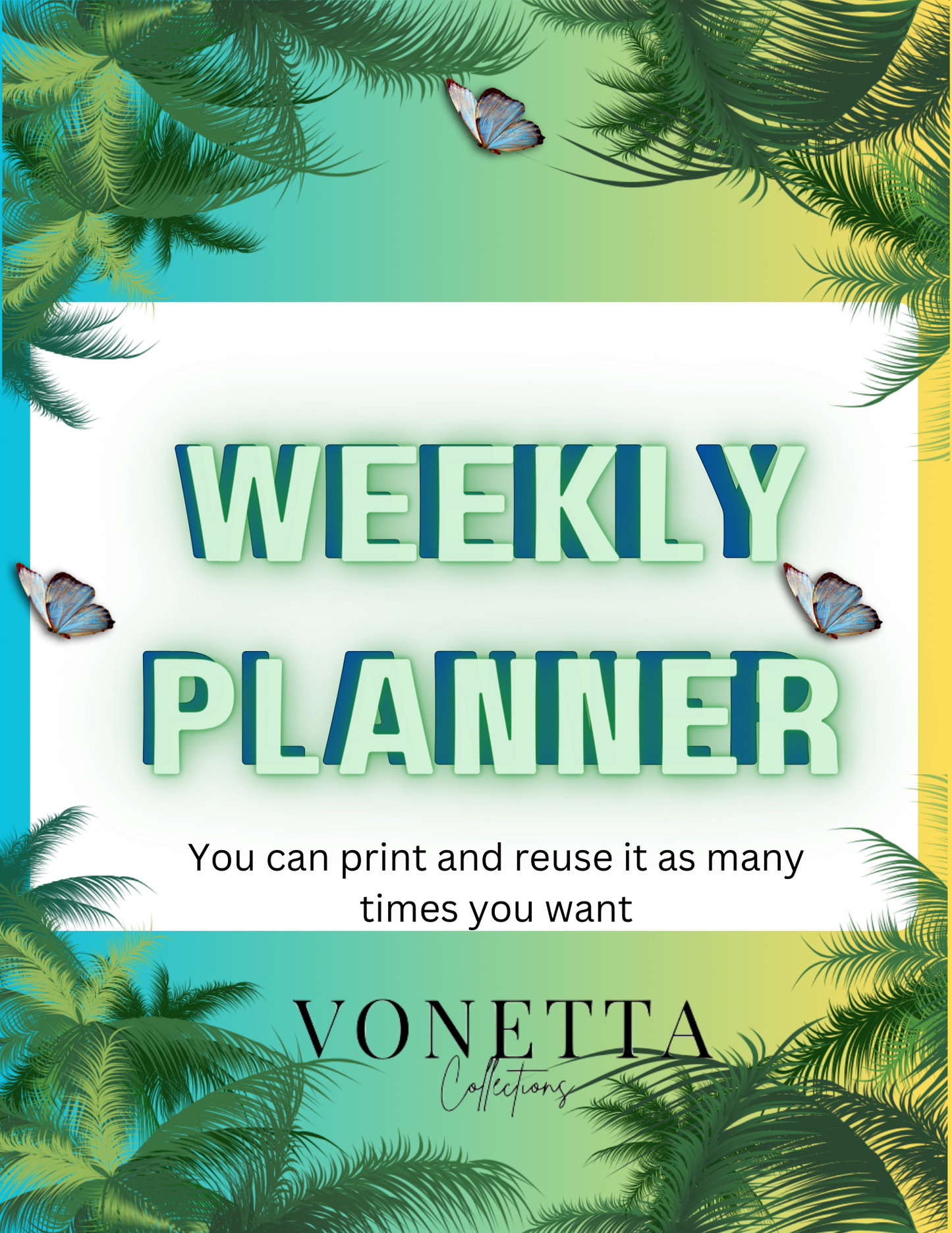 Weekly planner
